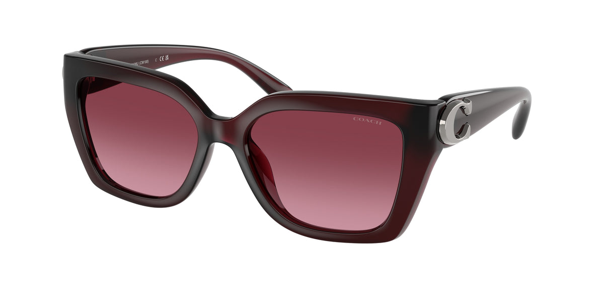 Coach HC8408U Milky Burgundy Sunglasses