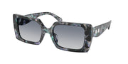 Coach HC8409U Blue Pearl Tortoise Sunglasses