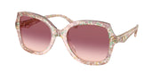 Coach HC8410U Transparent Floral Field Sunglasses