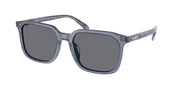 Coach HC8411U Transparent Blue Sunglasses