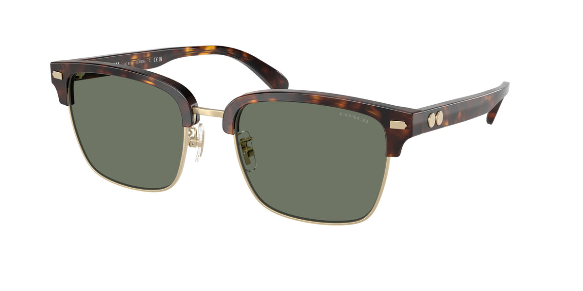 Coach HC8412 Light Gold/Dark Tortoise Sunglasses