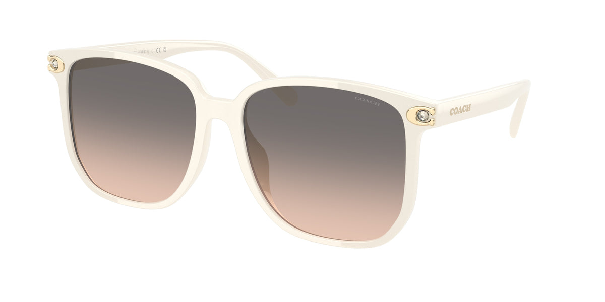 Coach HC8413BD Ivory Solid Sunglasses