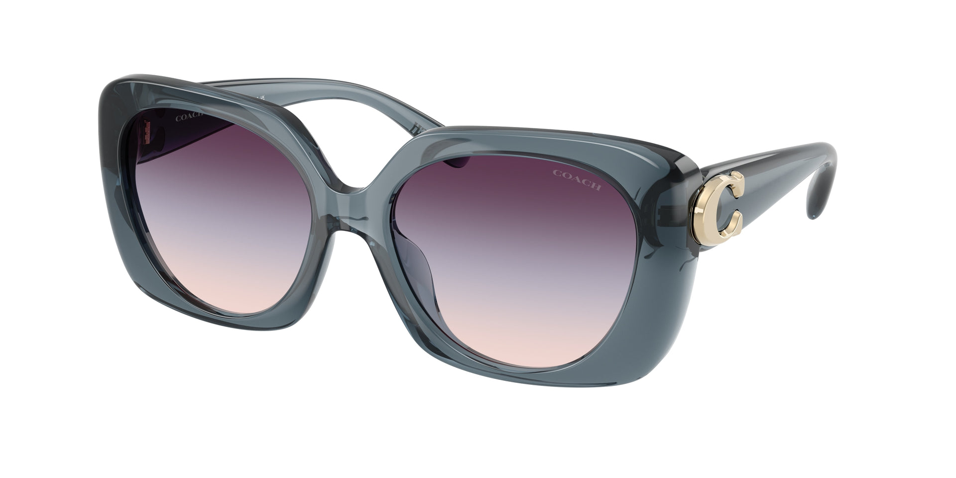 Coach HC8422U Milky Denim Sunglasses