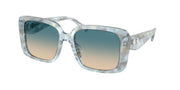Coach HC8424F Pearlized Blue Watercolor Sunglasses