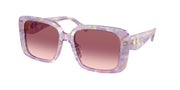 Coach HC8424F Pearlized Purple Watercolor Sunglasses