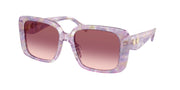 Coach HC8424U Pearlized Purple Watercolor Sunglasses
