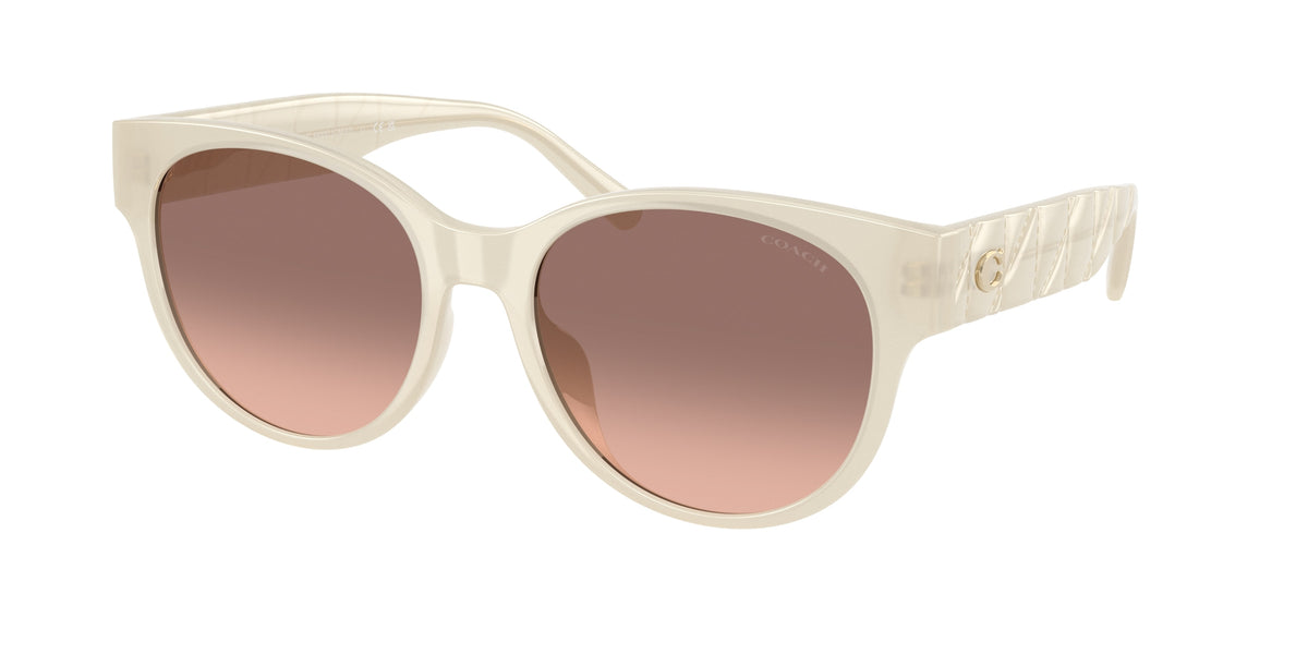 Coach HC8430D Milky White Sunglasses