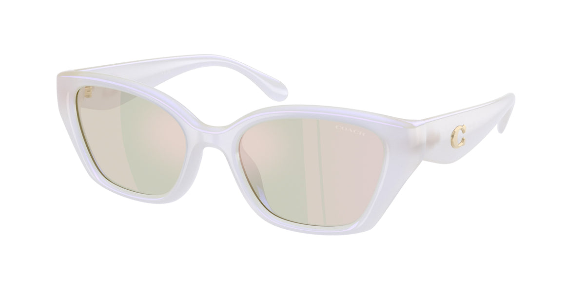 Coach HC8434U Metallic Pearl Sunglasses