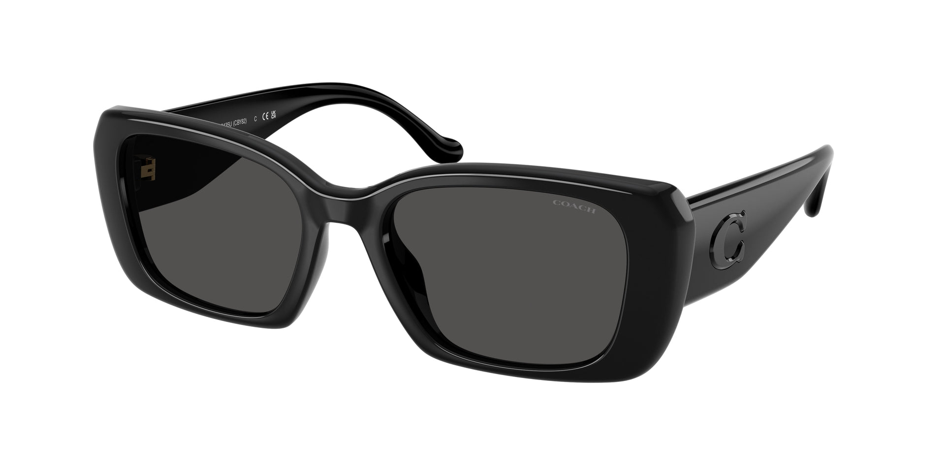 Coach HC8435U Black Sunglasses