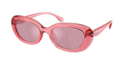 Coach HC8448U Transparent Pink Sunglasses