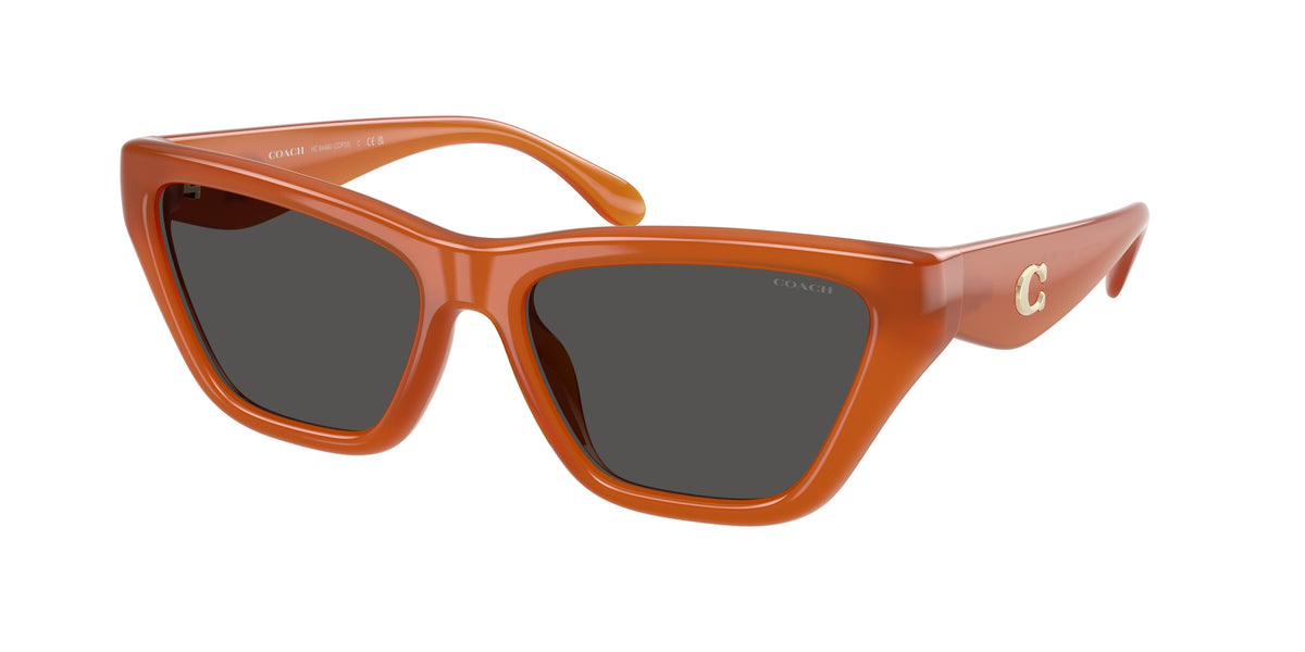 Coach HC8449U Milky Amber Sunglasses