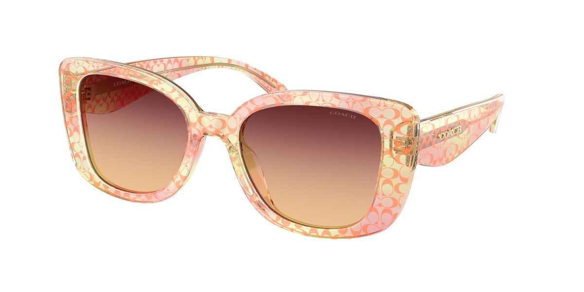 Coach HC8450U Peach Sunglasses