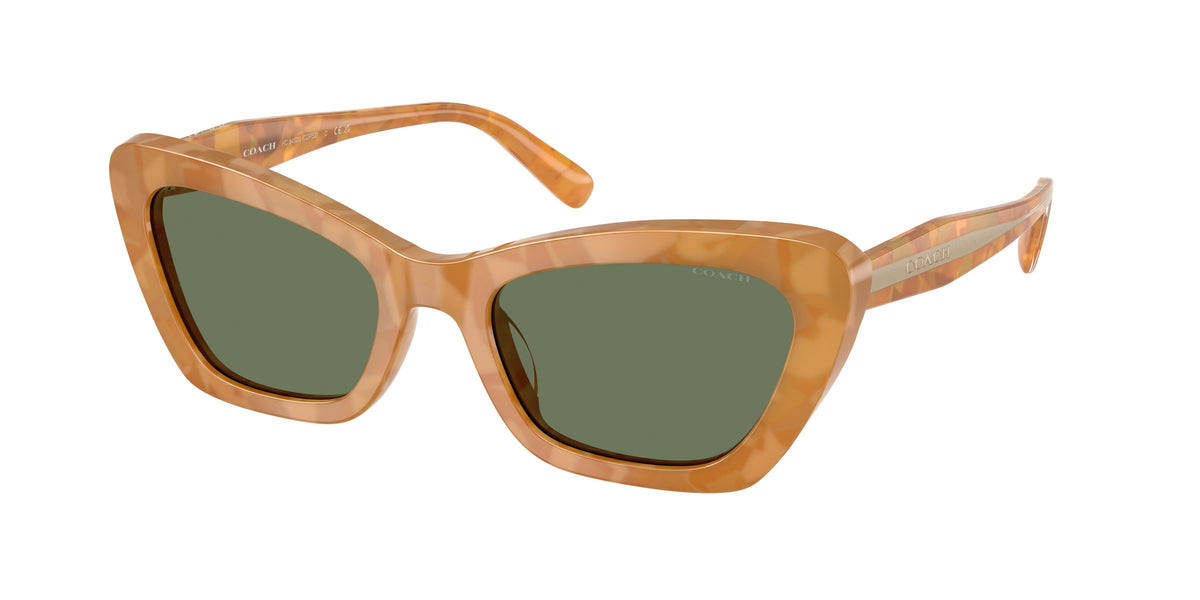 Coach HC8452U Blonde Tortoise Sunglasses