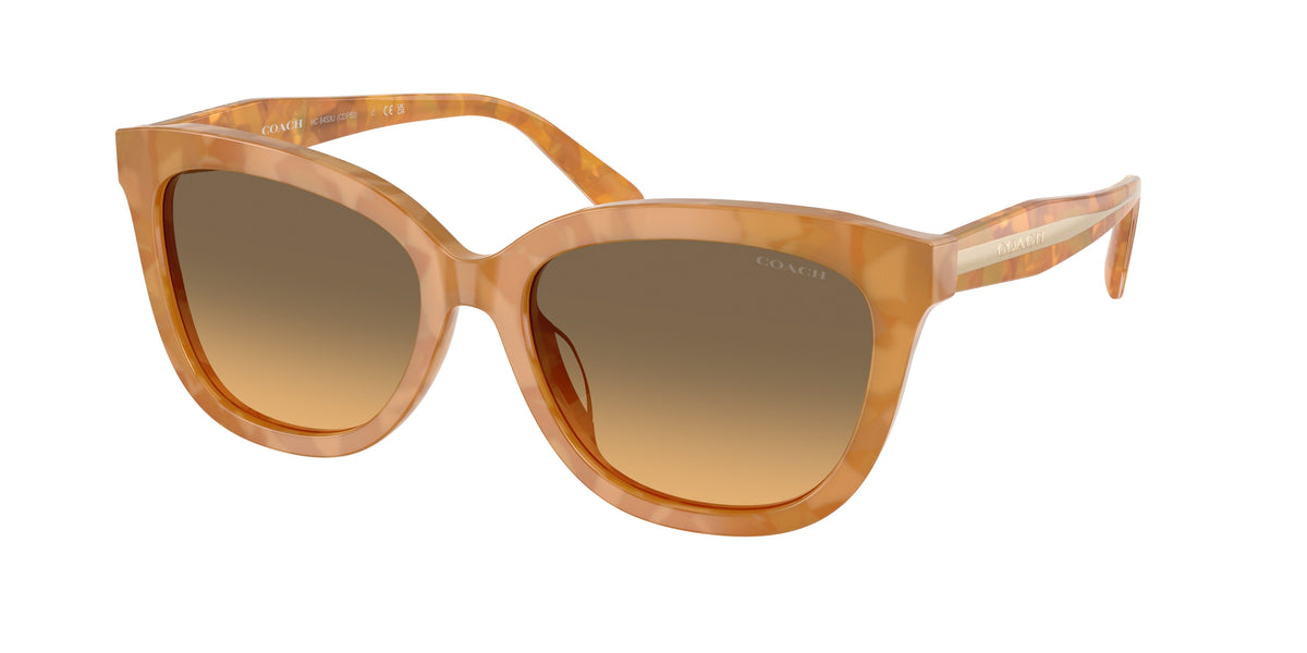 Coach HC8453U Blonde Tortoise Sunglasses