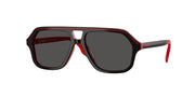 Burberry JB4340 Top Black On Red Sunglasses Kids