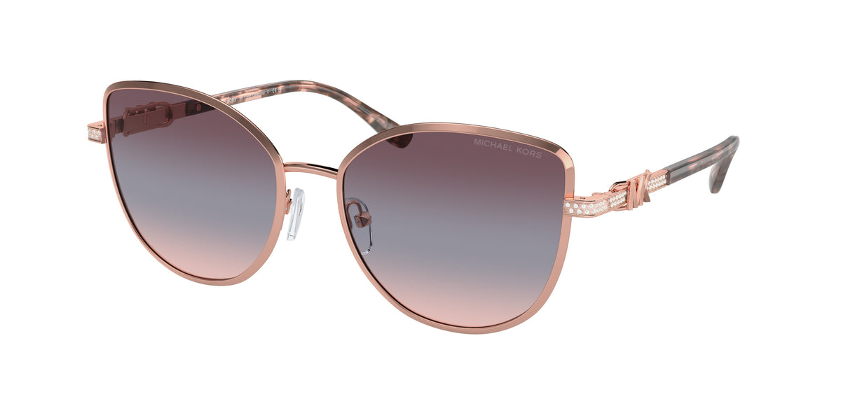 Michael Kors MK1144B Shiny Rose Gold Sunglasses