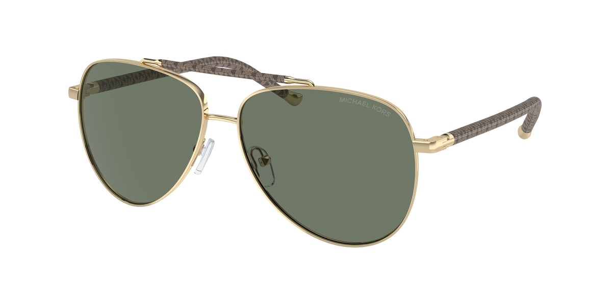 Michael Kors MK1146 Shiny Light Gold Sunglasses