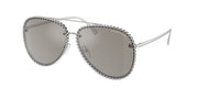 Michael Kors MK1147 Shiny Silver Sunglasses