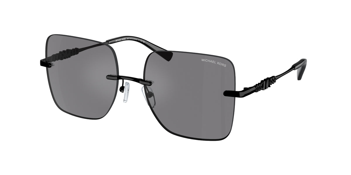 Michael Kors MK1150 Grey Solid Back Mirror Sunglasses