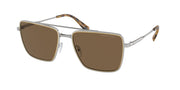 Michael Kors MK1154 Shiny Silver Sunglasses
