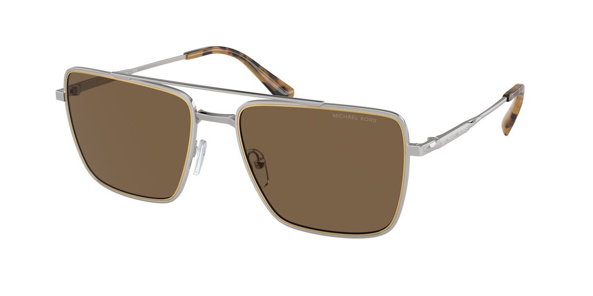 Michael Kors MK1154 Shiny Silver Sunglasses