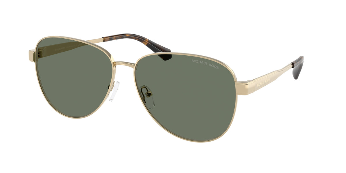 Michael Kors MK1160 Light Gold Shiny Sunglasses