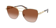 Michael Kors MK1163 Light Gold Shiny Sunglasses