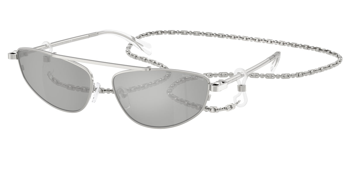 Michael Kors MK1164 Silver Shiny Sunglasses