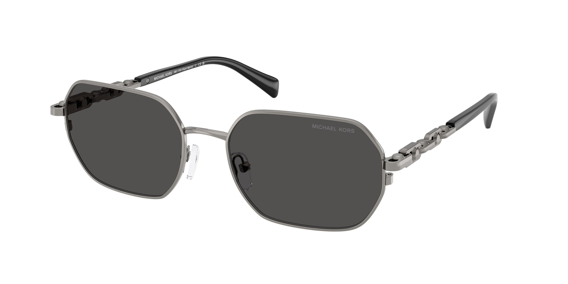 Michael Kors MK1165 Gunmetal Shiny Sunglasses