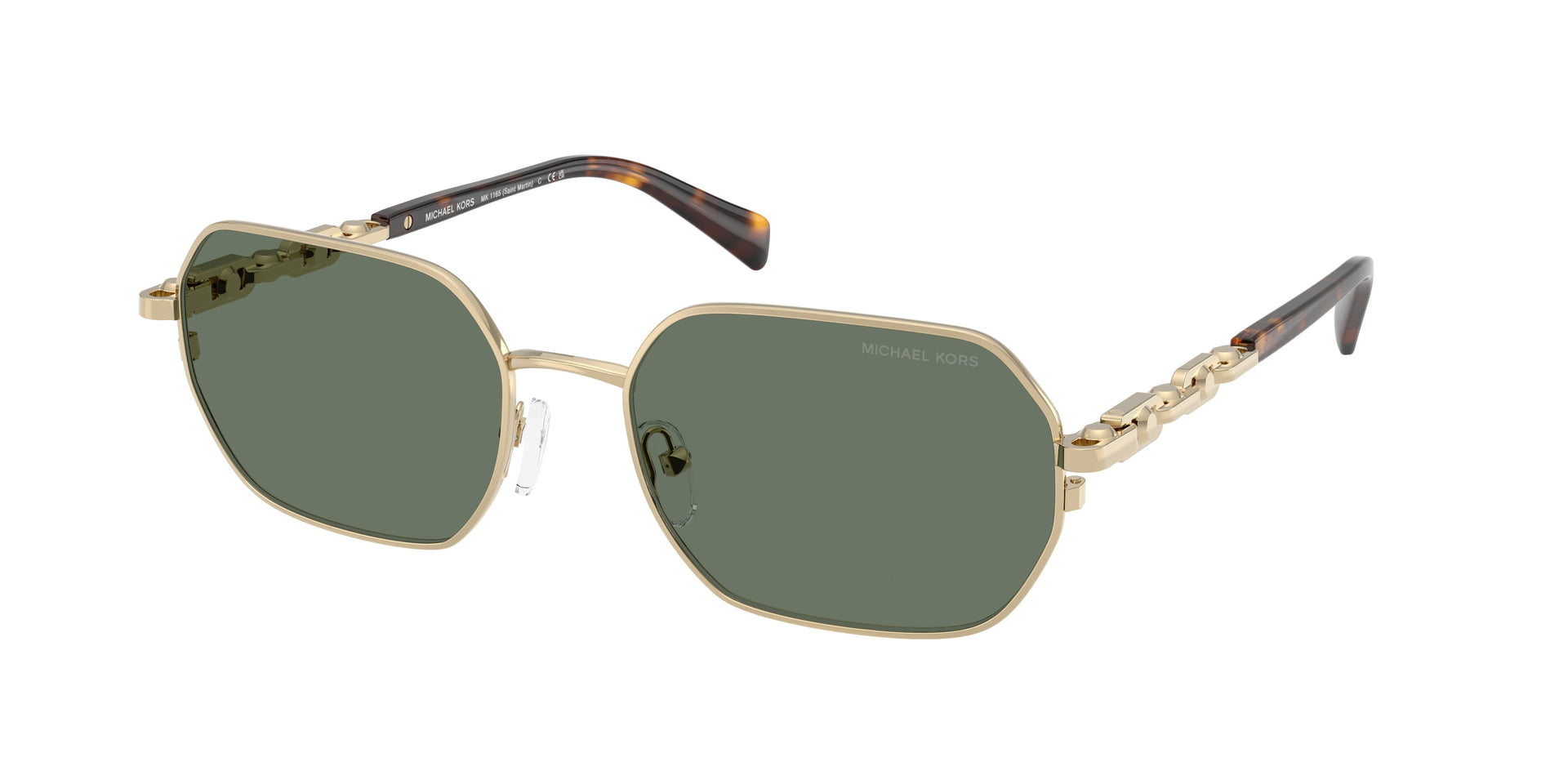Michael Kors MK1165 Light Gold Shiny Sunglasses
