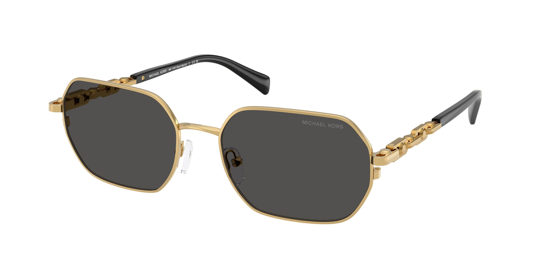 Michael Kors MK1165 Yellow Gold Shiny Sunglasses