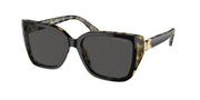 Michael Kors MK2199 Bi-layer Black/Amber Tortoise Sunglasses
