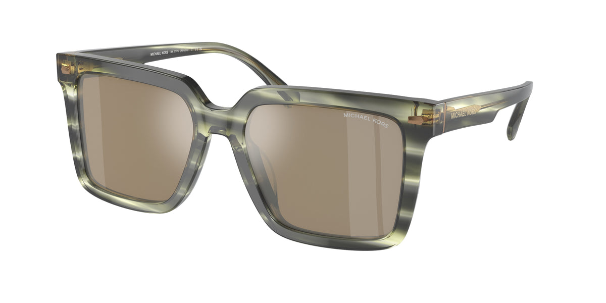 Michael Kors MK2217U Olive Horn Sunglasses