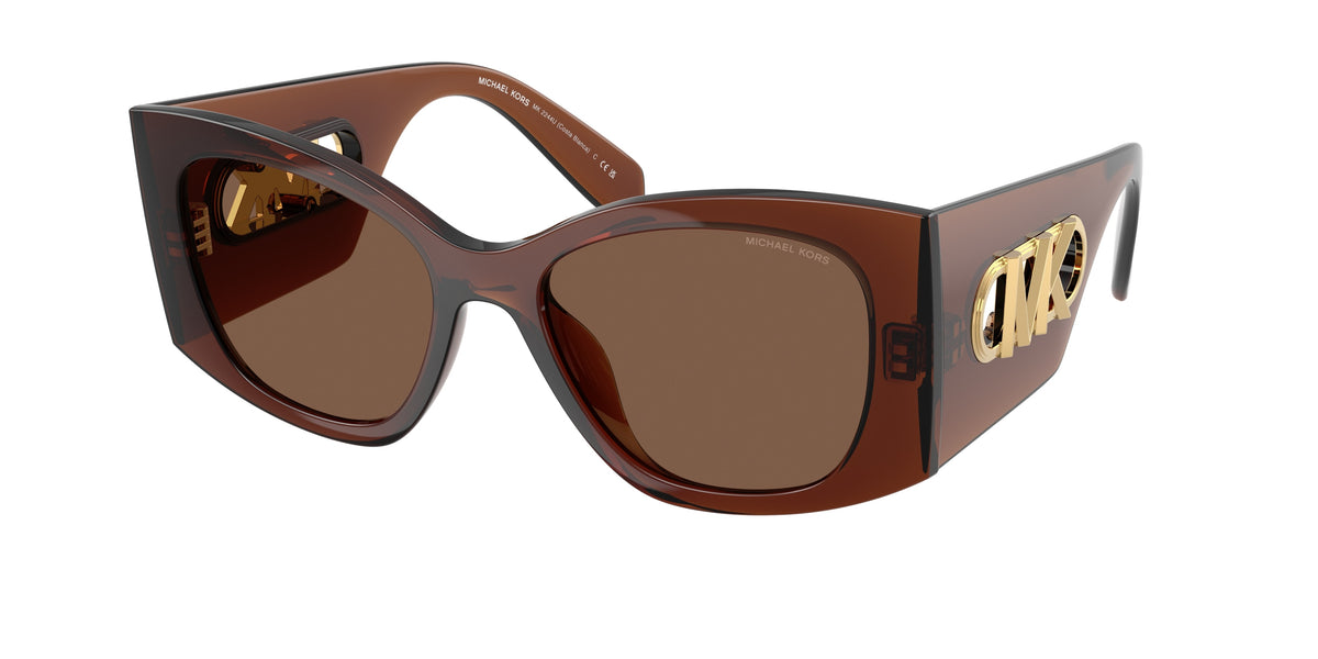 Michael Kors MK2244U Brown Transparent Sunglasses
