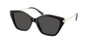 Michael Kors MK2246U Black/Amber Tortoise Sunglasses