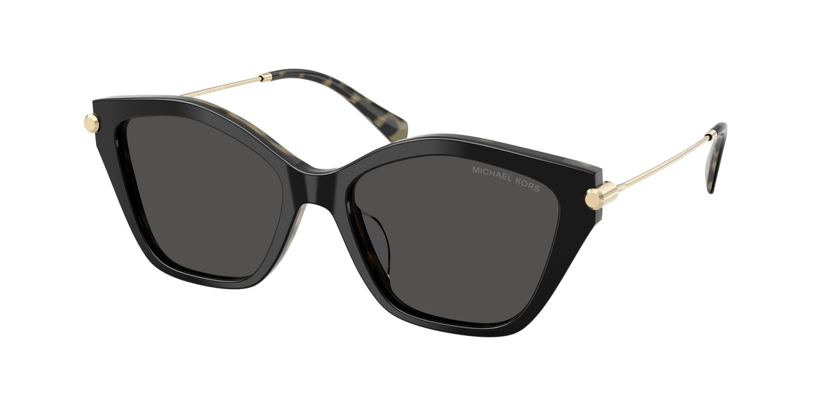 Michael Kors MK2246U Black/Amber Tortoise Sunglasses