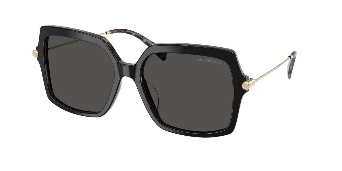 Michael Kors MK2247U Black/Amber Tortoise Sunglasses