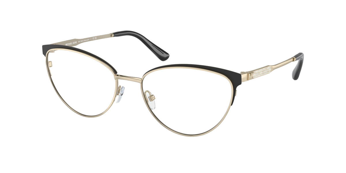 Michael Kors MK3064B Light Gold/Matte Black Eyeglasses