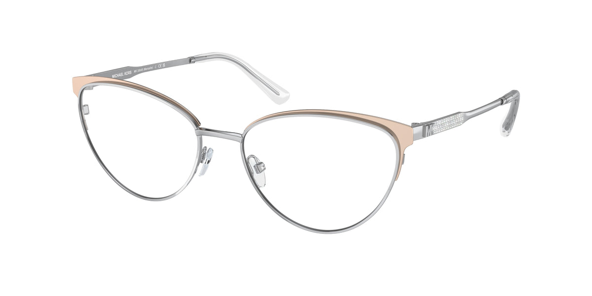 Michael Kors MK3064B Silver/Rose Gold Eyeglasses