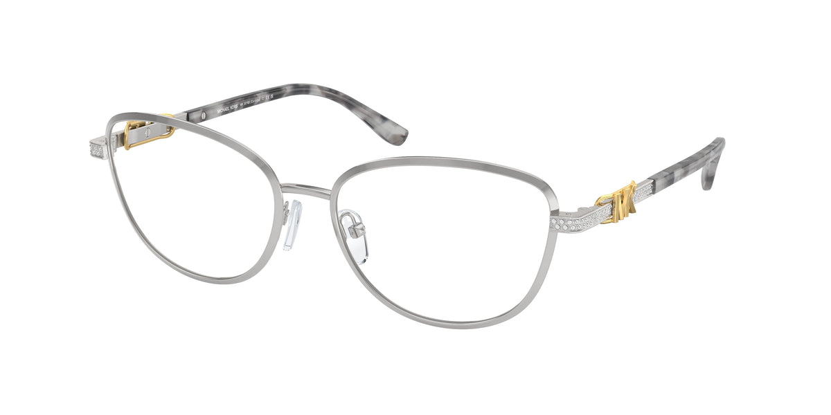Michael Kors MK3076B Shiny Silver Eyeglasses