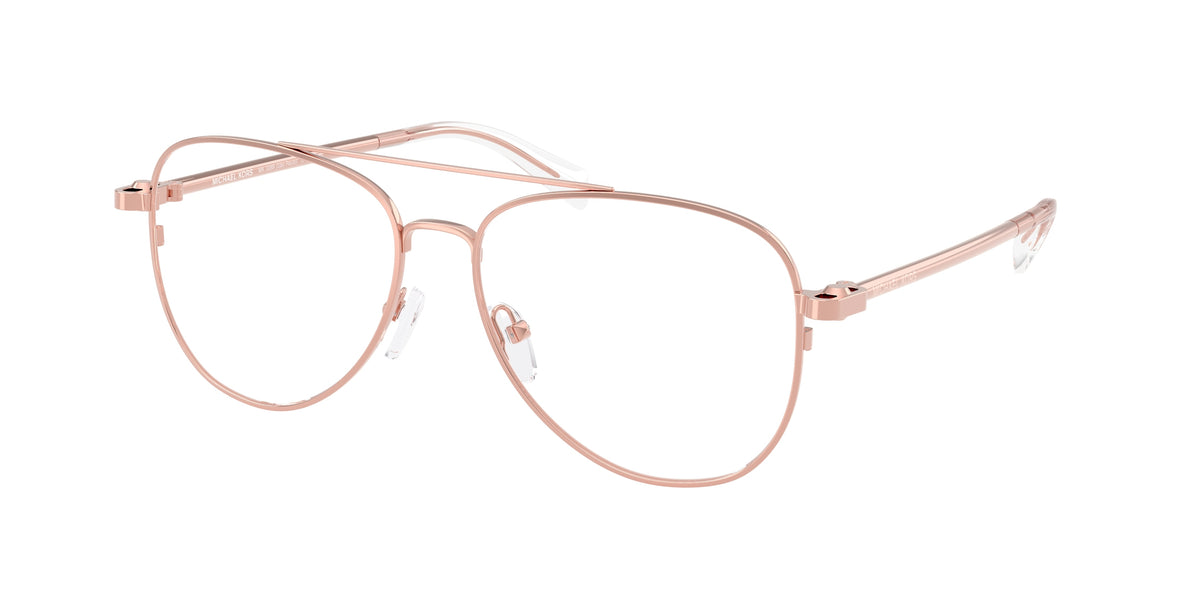 Michael Kors MK3089 Rose Gold Shiny Eyeglasses