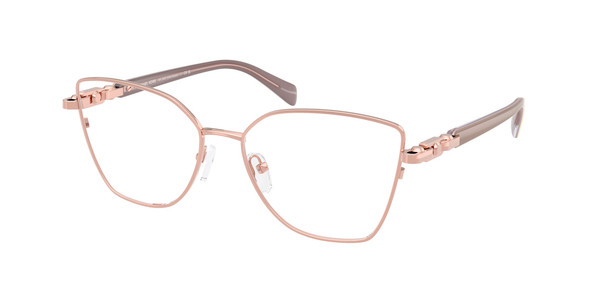 Michael Kors MK3090 Rose Gold Shiny Eyeglasses