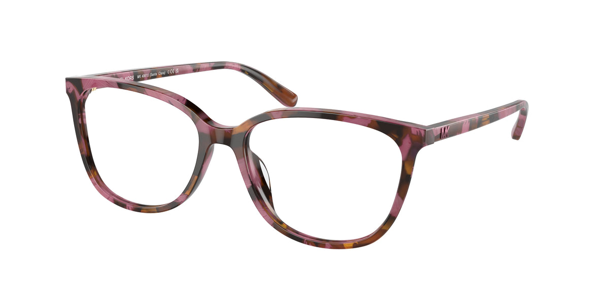 Michael Kors MK4067U Plum Graphic Tortoise Eyeglasses