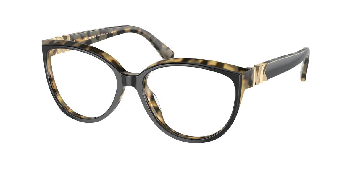 Michael Kors MK4114 Punta Mita Black/Amber Tortoise Eyeglasses