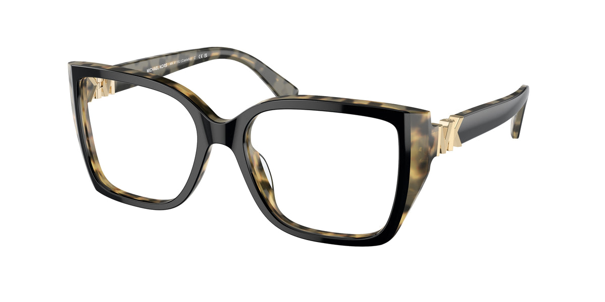 Michael Kors MK4115U Black/Amber Tortoise Eyeglasses