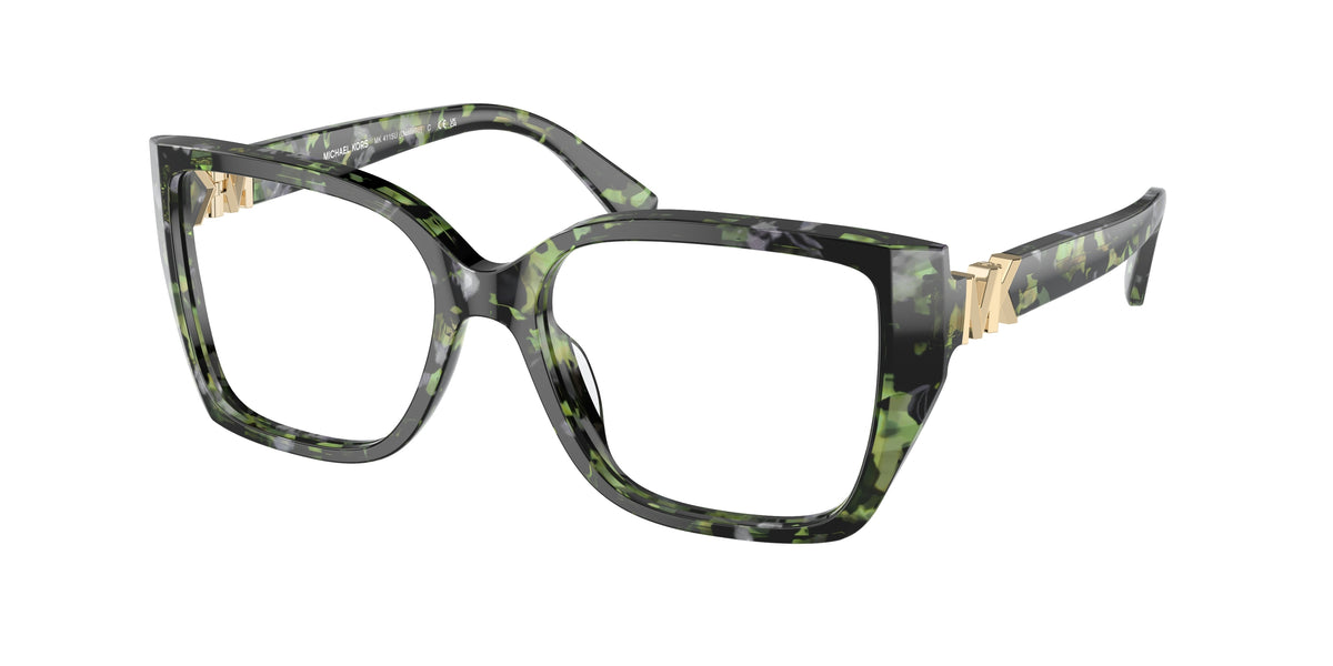 Michael Kors MK4115U Amazon Green Tortoise Eyeglasses
