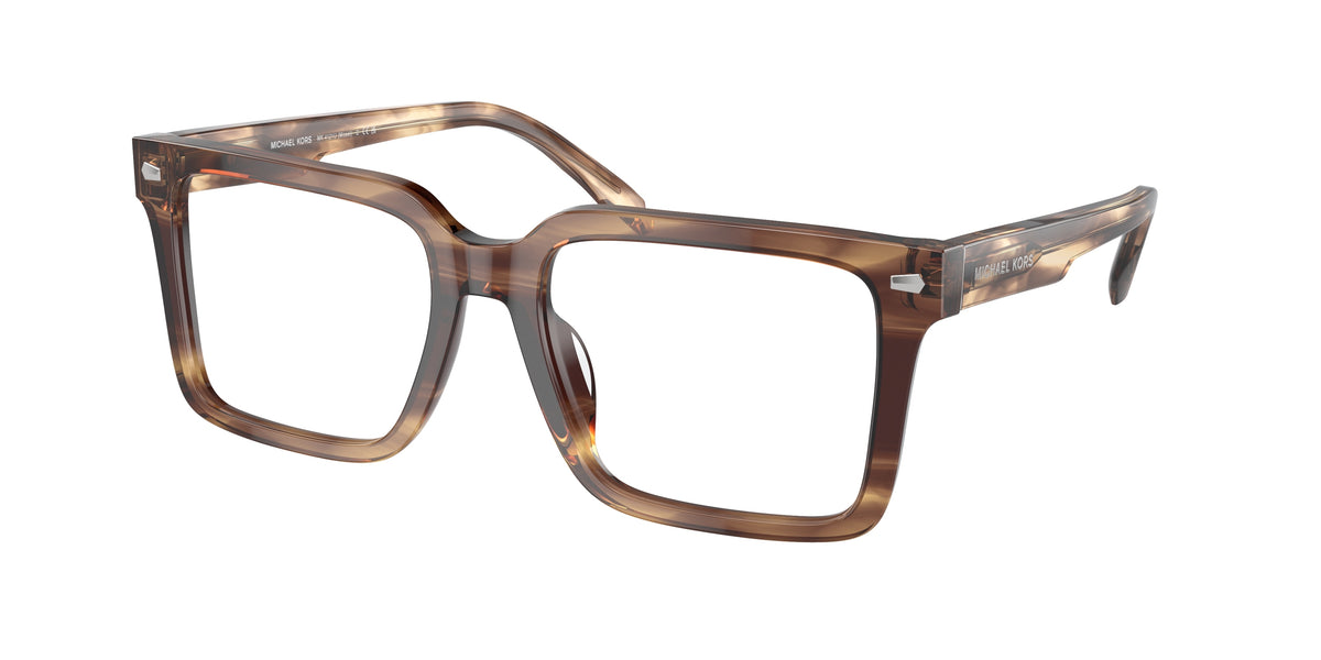 Michael Kors MK4121U Brown Horn Eyeglasses