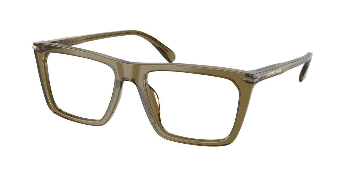 Michael Kors MK4157U Olive Transparent Eyeglasses