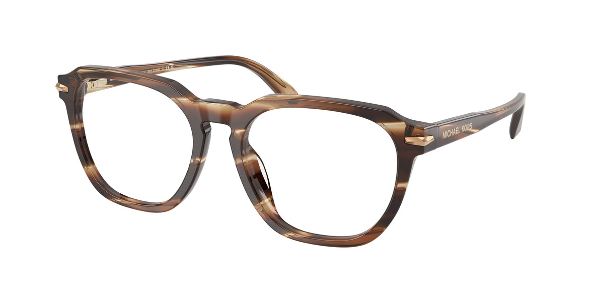 Michael Kors MK4174U Brown Horn Eyeglasses