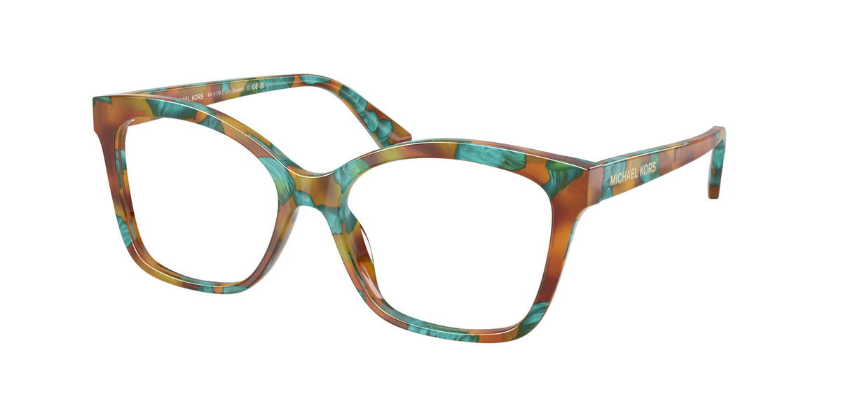 Michael Kors MK4179 Teal Tortoise Eyeglasses